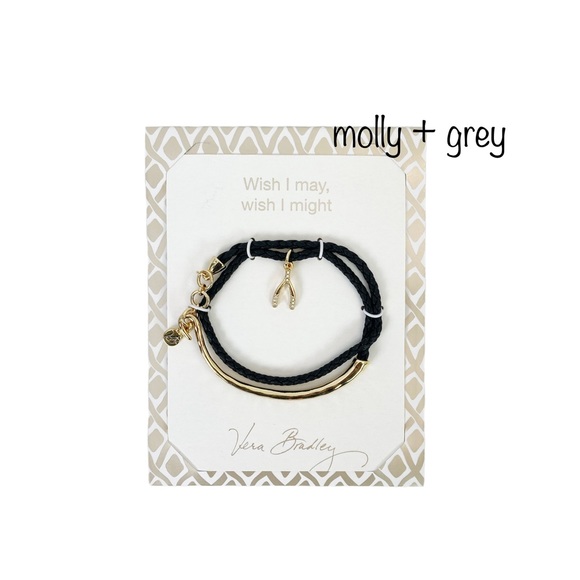 Vera Bradley Wish Bone Wrap Bracelet New - Picture 5 of 10